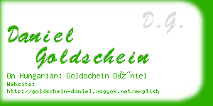 daniel goldschein business card